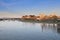 Avignon skyline as seen from Pont Edouard Daladier, France