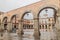 AVILA, SPAIN - OCTOBER 19, 2017: Plaza Mercado Chico Plaza Mayor square in Avil