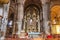 Avila, Spain - September 9, 2017:  Inside of the church of St Peter in Avila, Spain. The church of San Pedro is a Romanesque