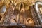 Avila, Spain - September 9, 2017: Interior of The Cathedral of the Saviour Catedral de Cristo Salvador, Catholic church in Avila
