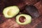 Avocado background.