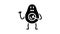 avocado character glyph icon animation