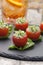 Avocado Cheese Stuffed Tomatoes.