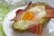 Avocado Egg Boats with bacon