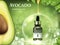 Avocado essential oil ads