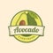 Avocado farm fresh logo badge
