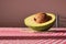 Avocado fruit at the dinner table, fruit concept image