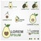 Avocado Fruit And Farm logo - Vector