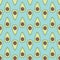 Avocado fuit seamless pattern