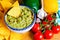 Avocado guacamole ingredients