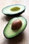 Avocado halves