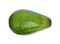 Avocado isolate on white background, single