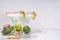 Avocado martini cocktail