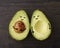 Avocado parents with their child or baby