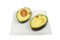 Avocado pear on a plate