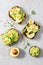 Avocado and Quail Egg Toasts, Healthy Snack or Breakfast