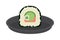 avocado sushi icon