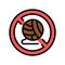 avoid allergens dry skin color icon vector illustration