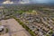 Avondale small town a view overlooking desert mountains near on Phoenix Arizona