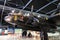 Avro Lancaster bomber in museum