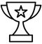 Award, best Isolated Vector Icon that can be easily modified or edited
