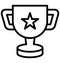 Award, best Isolated Vector Icon that can be easily modified or edited