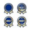 Award ribbon the best seller set