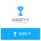Award, Top, Position, Reward Blue Solid Logo with place for tagline