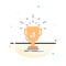 award, trophy, win, prize, first Flat Color Icon Vector