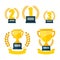 Award winner icon - winner flat icon- win medal icon - award illustration. reward sign symbol. winner vector