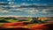 Award Winning Landscape Photo: Charming Red Field With Impressive Skies