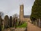 Award winning Northam Churchyard and St Margarets Church, North Devon, England.