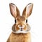 Award-winning Rabbit Close-up: Exaggerated Face With Clever Humor