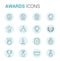 Awards Line Icons