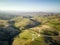 Awe-inspiring Aerial View of Wind Turbines