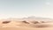 An awe-inspiring desert landscape featuring rolling sand dunes