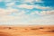 Awe-inspiring desert landscape with towering sand dunes and a vast expanse of sky