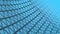 Awesome 3D seamless blue extruded triangles pattern