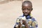 Awesome Black African Boy Washing Hands Water Soap