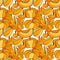 Awesome bright seamless thanksgiving day pattern