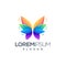 Awesome butterfly logo design design vector