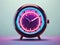 Awesome Clock with colorful neon effect.