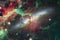 Awesome colorful nebula somewhere in endless universe. Elements of this image furnished by NASA