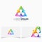 Awesome colorful people logo design