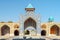 Awesome courtyard of Seyyed Mosque in Isfahan, Iran