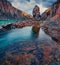 Awesome evening view of Studlagil Canyon.