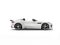 Awesome fast modern white convertible sports car - side view