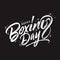 Awesome Happy boxing day typography vector