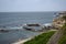 Awesome panoramic view sea South Africa