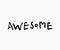 Awesome shirt print quote lettering